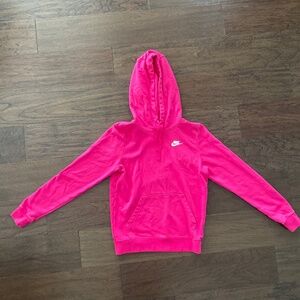 Pink Nike hoodie